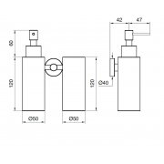 Dispenser with a cup B541