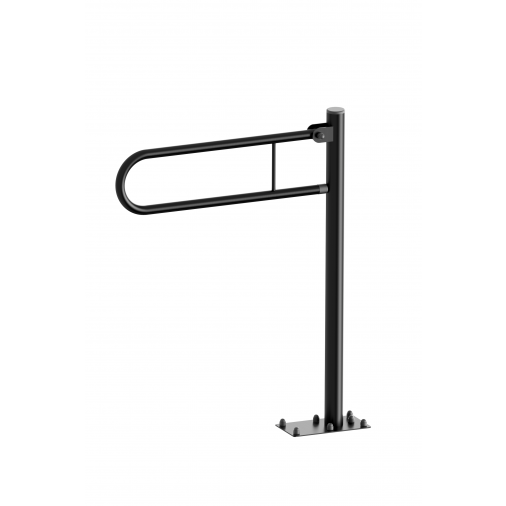 Floor handrail for disabled ,arched and tilted 60cm  URP6-9005