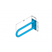 Fixed arched railing 50cm  32-UR5s