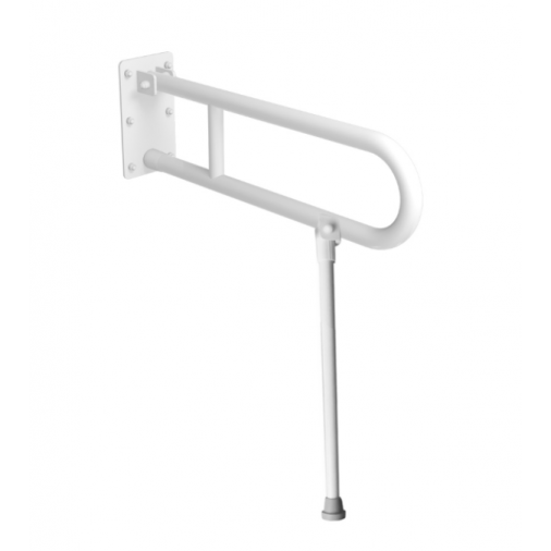 Arched tilting handrail 60cm with leg 32-UR6N