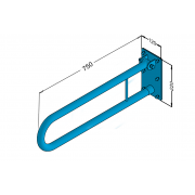 Swing handrail 70cm  32-UR7