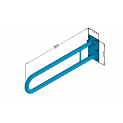 80cm curved handrail  32-UR8