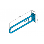 Swing handle with space for 80cm paper  