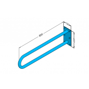 Fixed arch railing 80cm  32-UR8s