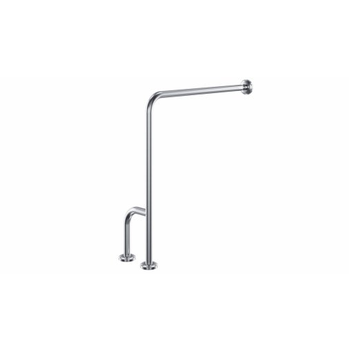 Handrail for the disabled wall floor right 75 / 80cm  PSP 177P