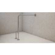 Handrail for the disabled wall floor right 75 / 80cm  PSP 177P