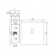 Elektroniczna bateria do pisuaru 9114S