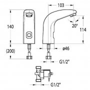 Electronic photocell battery 2511A