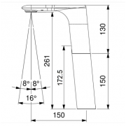 Electronic photocell battery with mixer 2515D