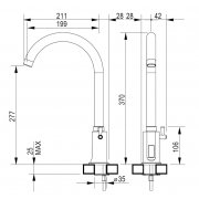 Electronic photocell battery with mixer 9192