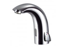 Touchless washbasin faucet