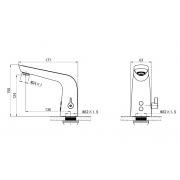 Electronic photocell battery with mixer 9956RB