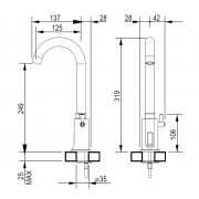 Bateria elektroniczna na fotokomórkę z mieszaczem 9191