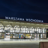 Eastern Railway Station in Warsaw