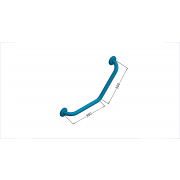 Angular handrail 135°, wall mounted PSP 335