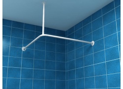 Shower curtain rod 90  /  90cm 