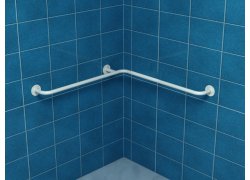 Angular horizontal handrail for shower 75  /  75cm 