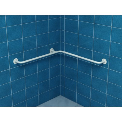 Angular horizontal handrail for shower 75 / 75cm  UK75