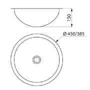 Umywalka stal nierdzewna SB12