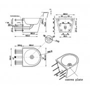 Stainless steel washbasin SB40