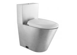 Stainless steel compact toilet