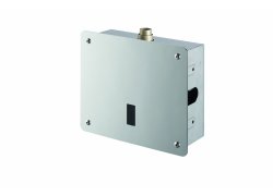 Concealed wall-mounted electronic flush valve