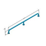 Poręcz prosta pionowa 160cm 32-UP16