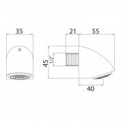 shower spout 9014