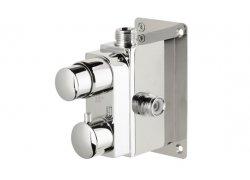 Thermostatic timer mixer