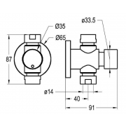 Shower valve 9006INOX