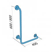 Poręcz kątowa prawa 60/40cm UKP