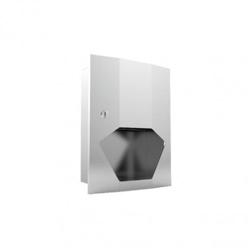 Flush-mounted towel dispenser D318S