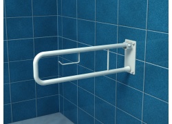 Tilting arched railing with space for toilet paper 60cm 