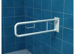 Tilting arched railing with space for toilet paper 50cm 