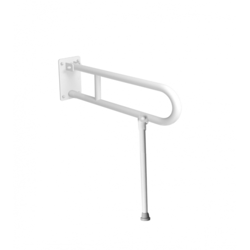 Arched tilting handrail 70cm with leg UR7N