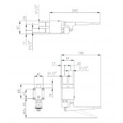 foot battery  9056