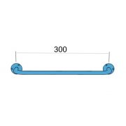 Straight handrail 30cm  UP3-9005