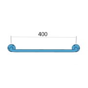 Straight handrail 40cm  UP4-9005