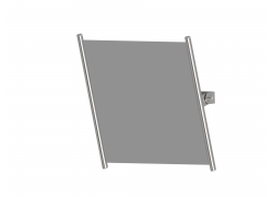 Lustro uchylne w bocznej ramie 60 / 60 CM