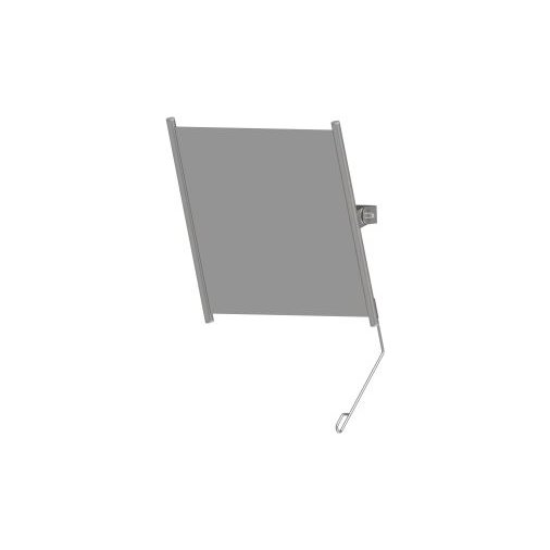 Lustro uchylne z rączką w bocznej ramie 60/60 CM PSP 801AR/ PSM 801AR