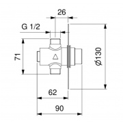 time valve 9005PINOX