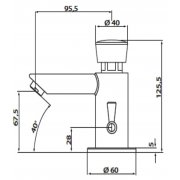 Time battery with mixer 9087