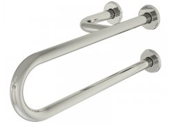 Handrail for disabled basin tripod left 55cm 