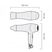 White hairdryer  R912A